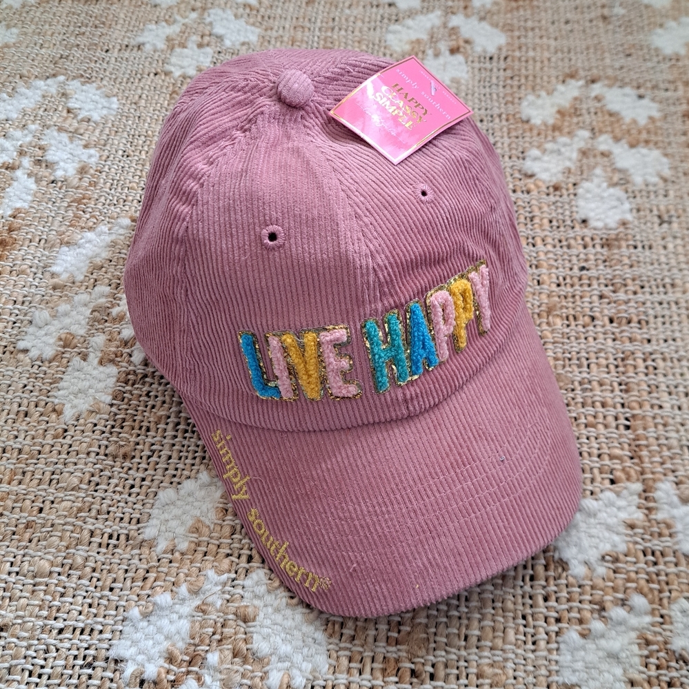 SS Baseball Cap Live Happy NWT
